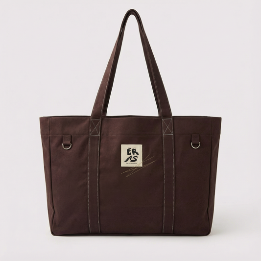 ERAS Large Brown Tote Bag
